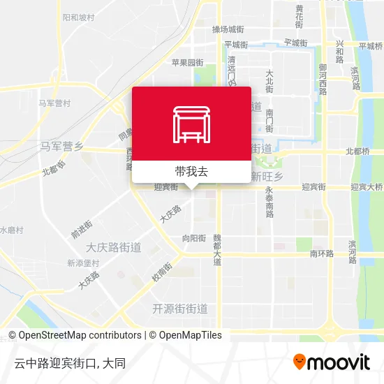 云中路迎宾街口地图