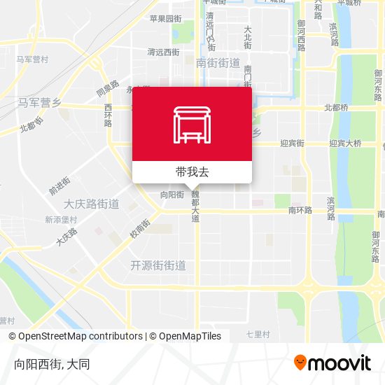 向阳西街地图