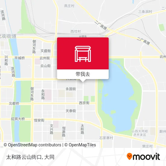 太和路云山街口地图
