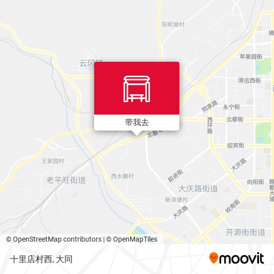 十里店村西地图