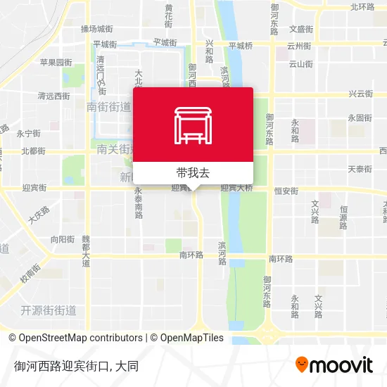 御河西路迎宾街口地图