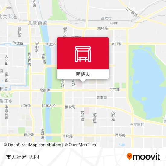 市人社局地图