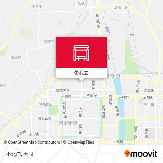小北门地图