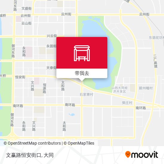 文赢路恒安街口地图