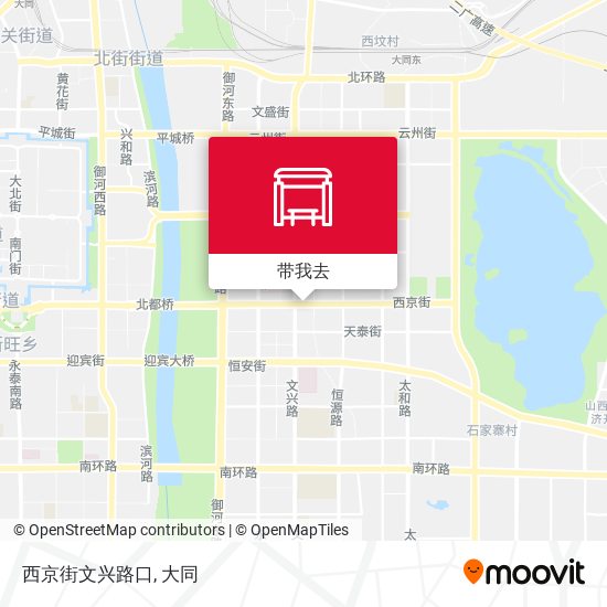 西京街文兴路口地图