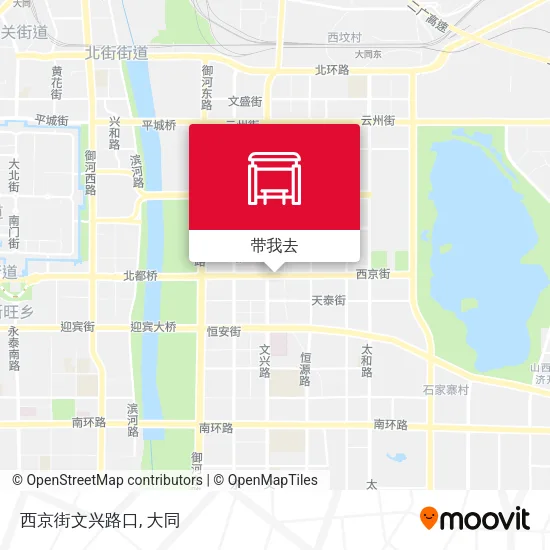 西京街文兴路口地图