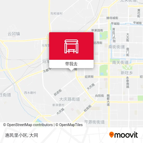 惠民里小区地图