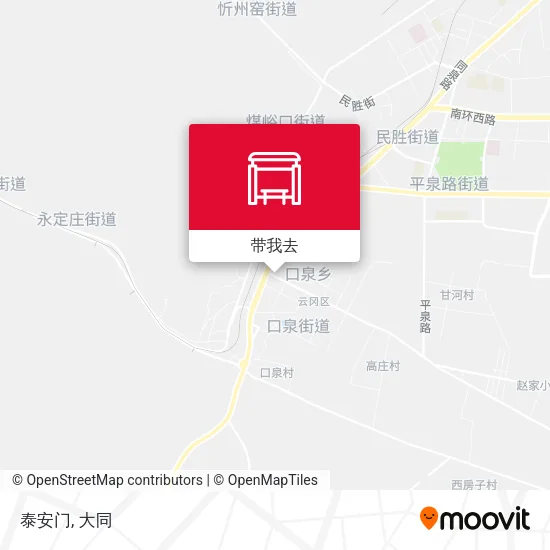 泰安门地图