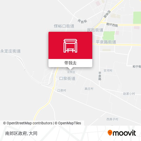 南郊区政府地图