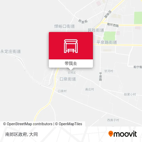 南郊区政府地图