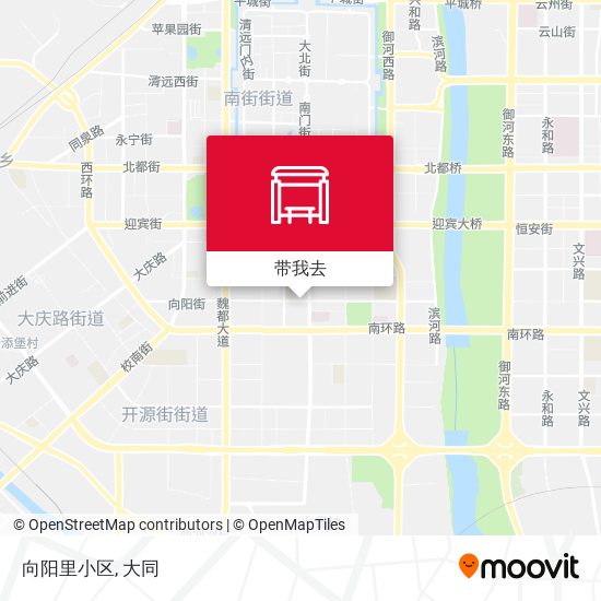 向阳里小区地图