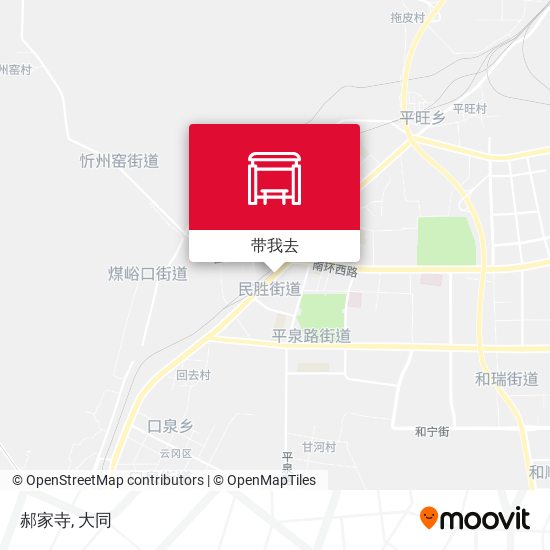 郝家寺地图
