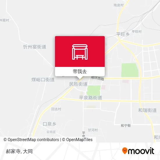 郝家寺地图