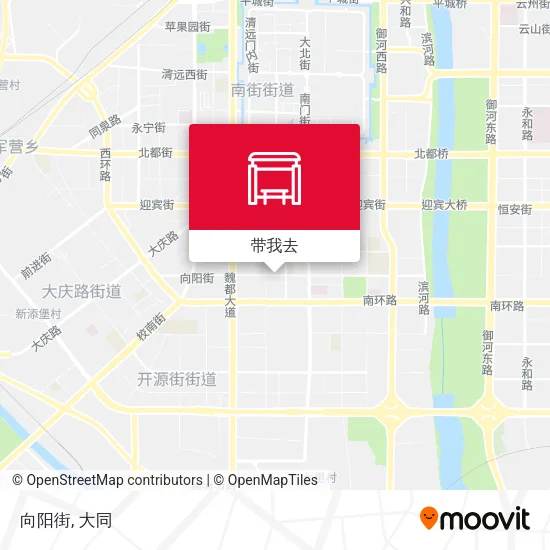 向阳街地图