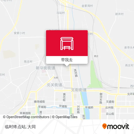 临时终点站地图