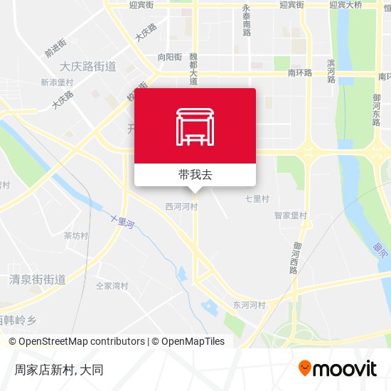 周家店新村地图