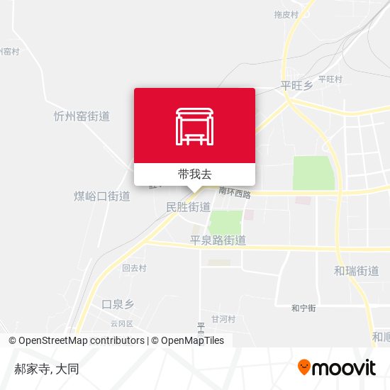 郝家寺地图