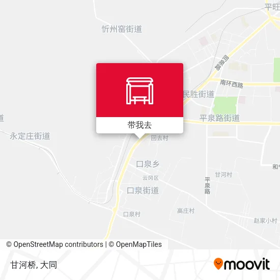 甘河桥地图