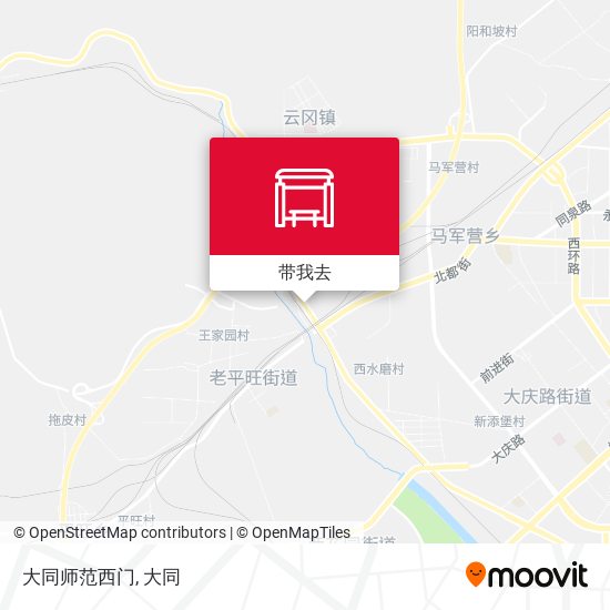 大同师范西门地图