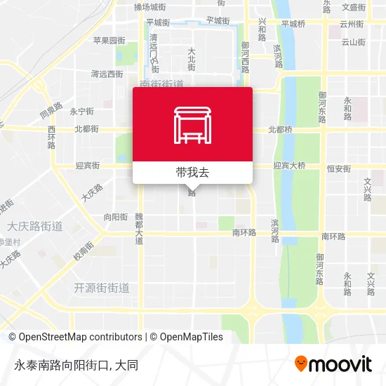 永泰南路向阳街口地图