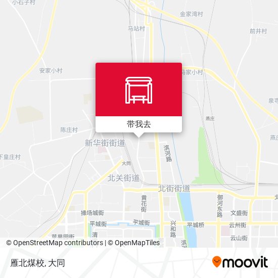 雁北煤校地图