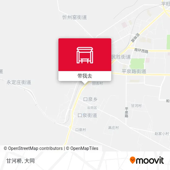 甘河桥地图