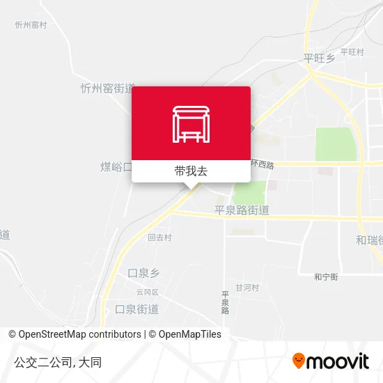 公交二公司地图