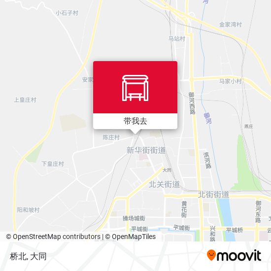 桥北地图