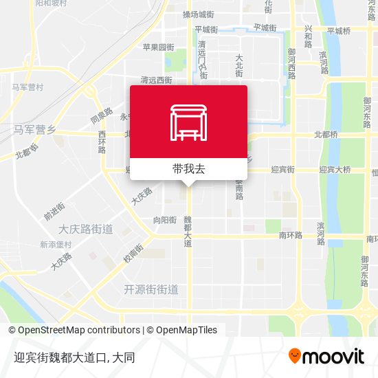 迎宾街魏都大道口地图