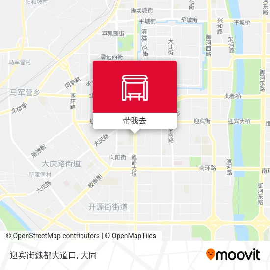 迎宾街魏都大道口地图