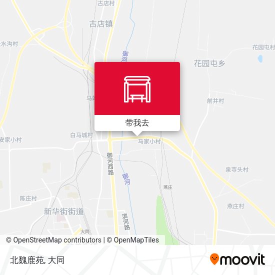 北魏鹿苑地图