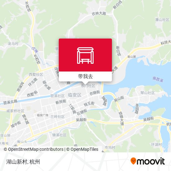 湖山新村地图