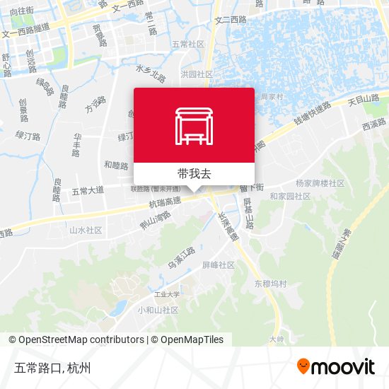 五常路口地图