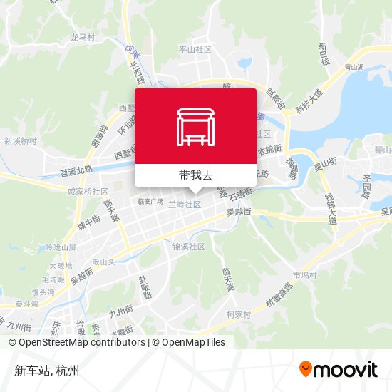 新车站地图