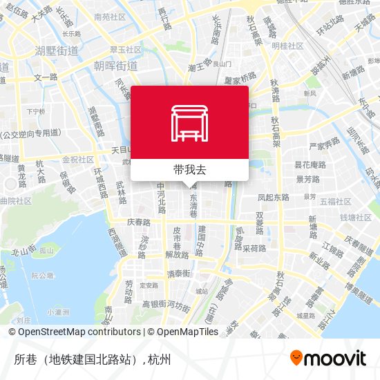 所巷（地铁建国北路站）地图