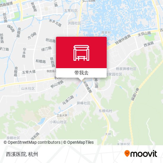 西溪医院地图