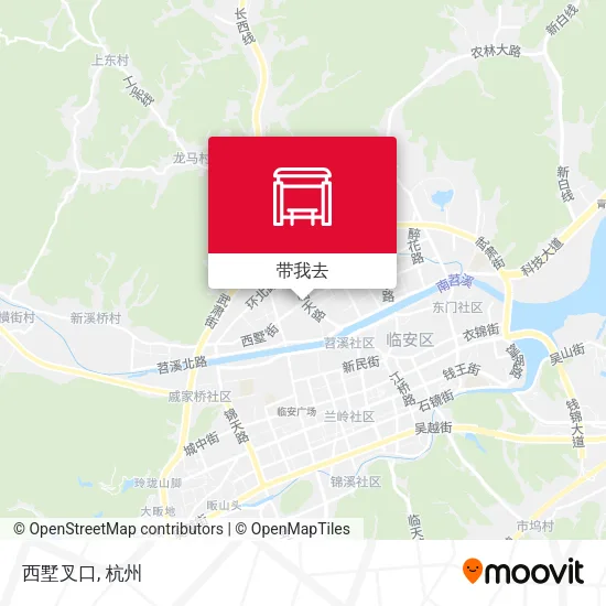 西墅叉口地图