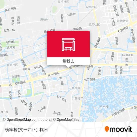 横家桥(文一西路)地图