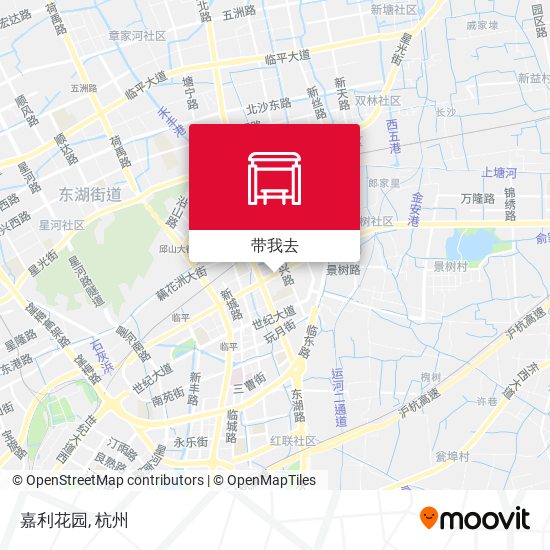 嘉利花园地图