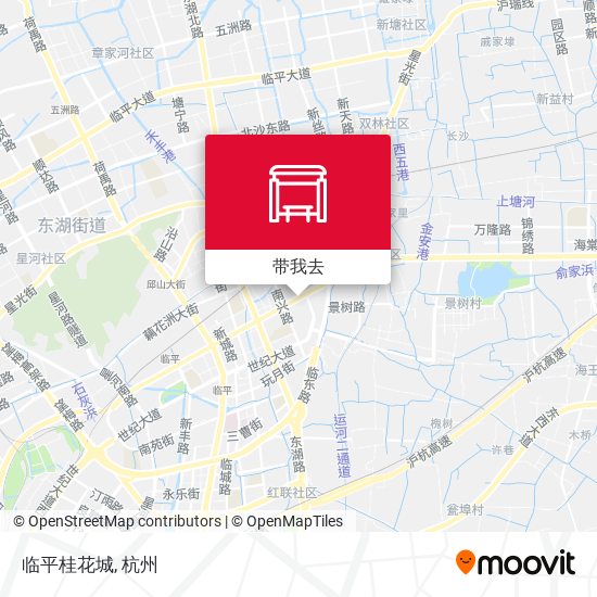临平桂花城地图