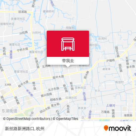 新丝路新洲路口地图