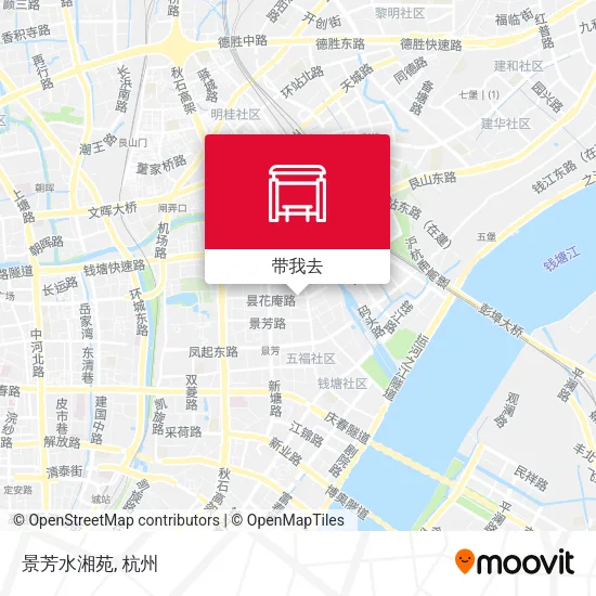 景芳水湘苑地图