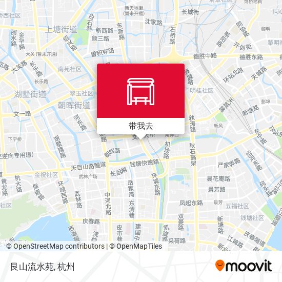 艮山流水苑地图