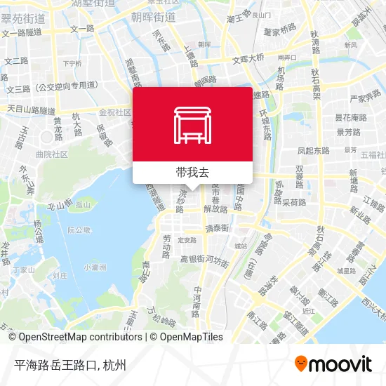 平海路岳王路口地图