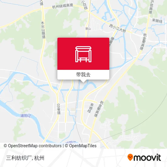 三利纺织厂地图