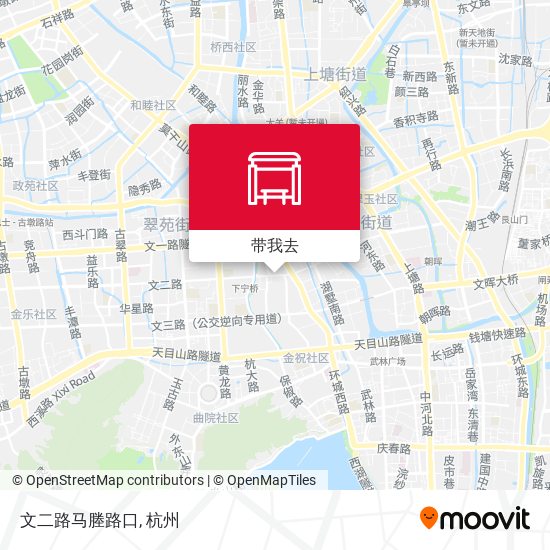 文二路马塍路口地图