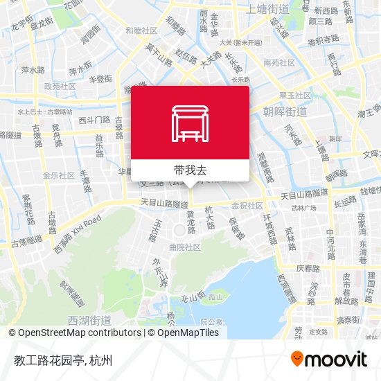 教工路花园亭地图