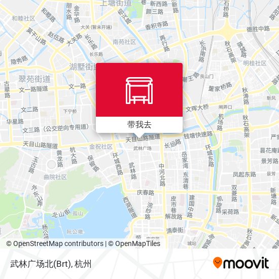 武林广场北(Brt)地图