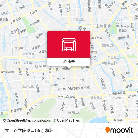 文一路学院路口(Brt)地图