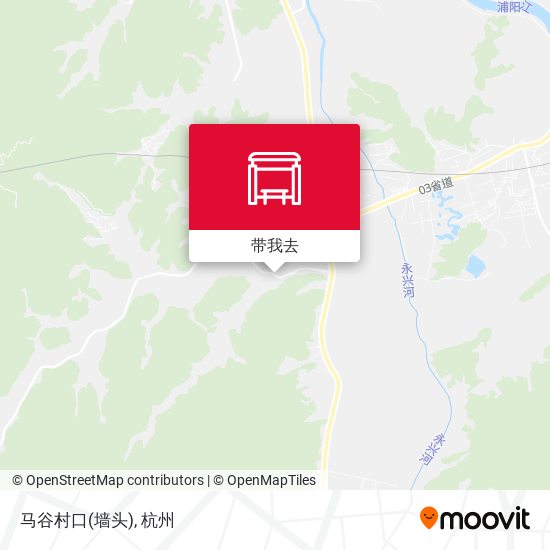 马谷村口(墙头)地图